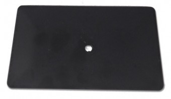 Black 6 inch teflon card